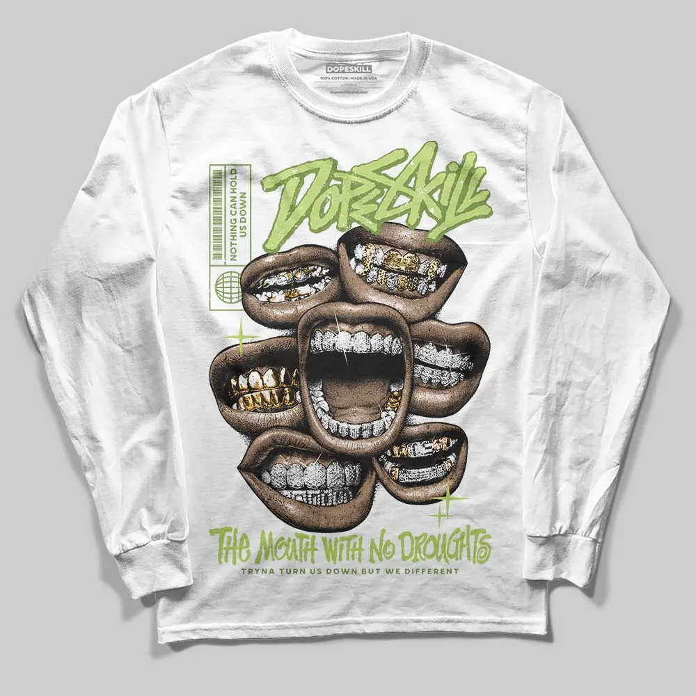 SB Dunks Fruity Pack - Green Apple DopeSkill Long Sleeve T-Shirt The Mouth With No Droughts Graphic sold by DopeSkill