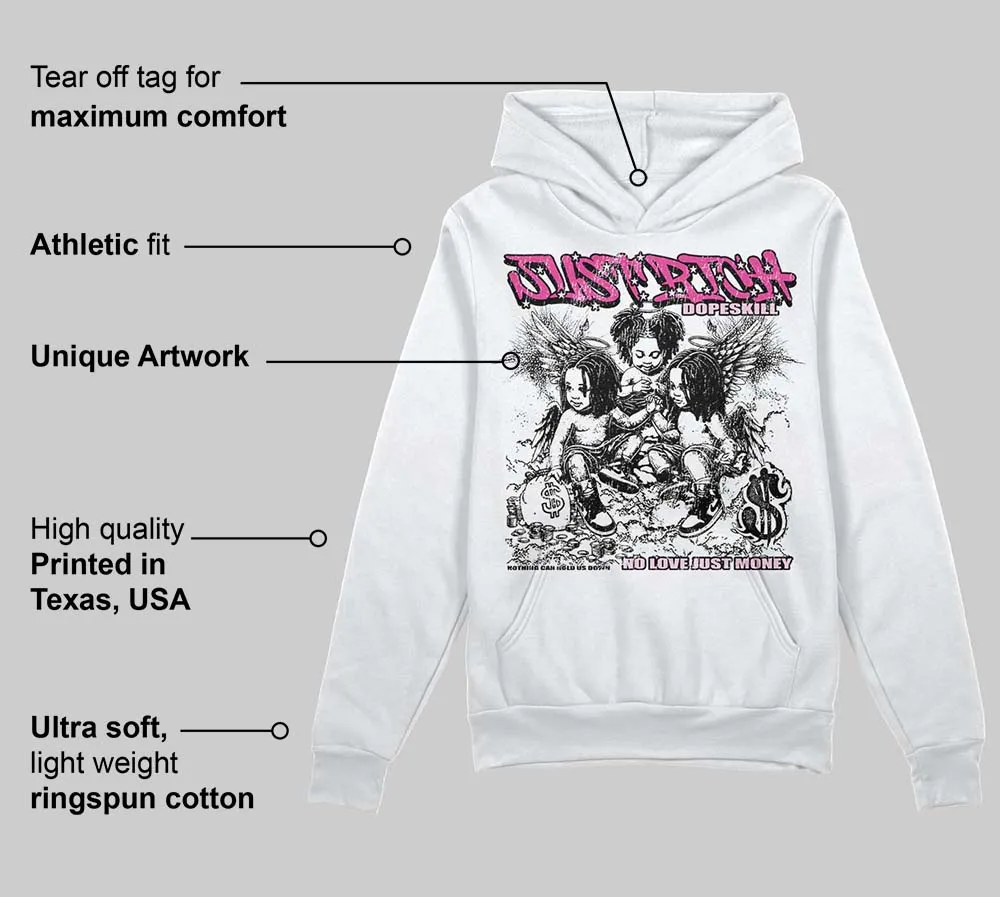 Pink Collection DopeSkill Hoodie Sweatshirt Just Rich Graphic sold by DopeSkill product image thumbnail 3