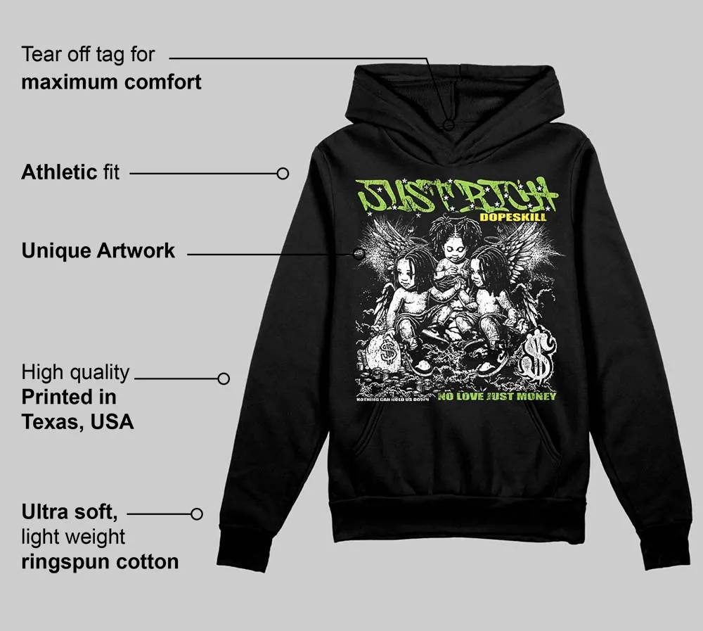 Neon Green Collection DopeSkill Hoodie Sweatshirt Just Rich Graphic sold by DopeSkill product image thumbnail 3
