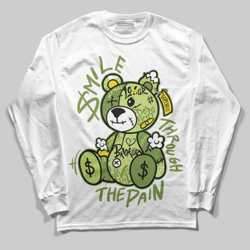 SB Dunks Fruity Pack - Green Apple DopeSkill Long Sleeve T-Shirt Smile Through The Pain Graphic sold by DopeSkill