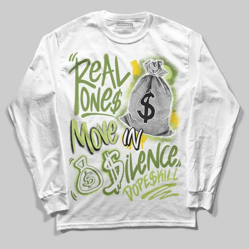SB Dunks Fruity Pack - Green Apple DopeSkill Long Sleeve T-Shirt Real Ones Move In Silence Graphic sold by DopeSkill
