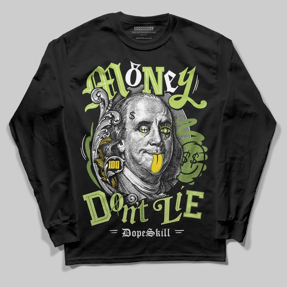 SB Dunks Fruity Pack - Green Apple DopeSkill Long Sleeve T-Shirt Money Don't Lie Graphic sold by DopeSkill product image thumbnail 2