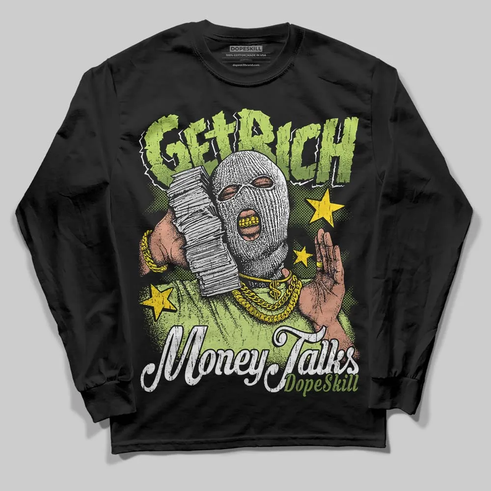 SB Dunks Fruity Pack - Green Apple DopeSkill Long Sleeve T-Shirt Get Rich Graphic sold by DopeSkill product image thumbnail 2
