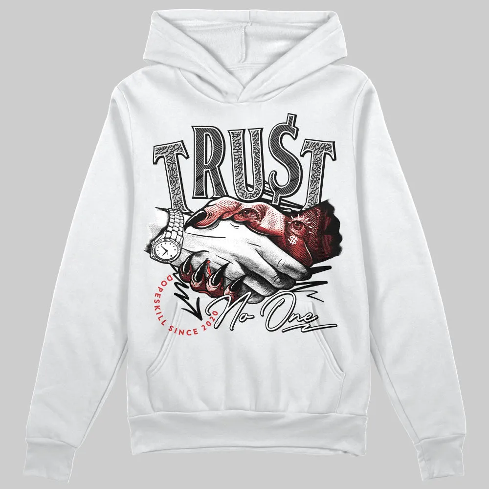 Black Cement 3s DopeSkill Hoodie Sweatshirt Trust No One Graphic sold by DopeSkill product image thumbnail 2