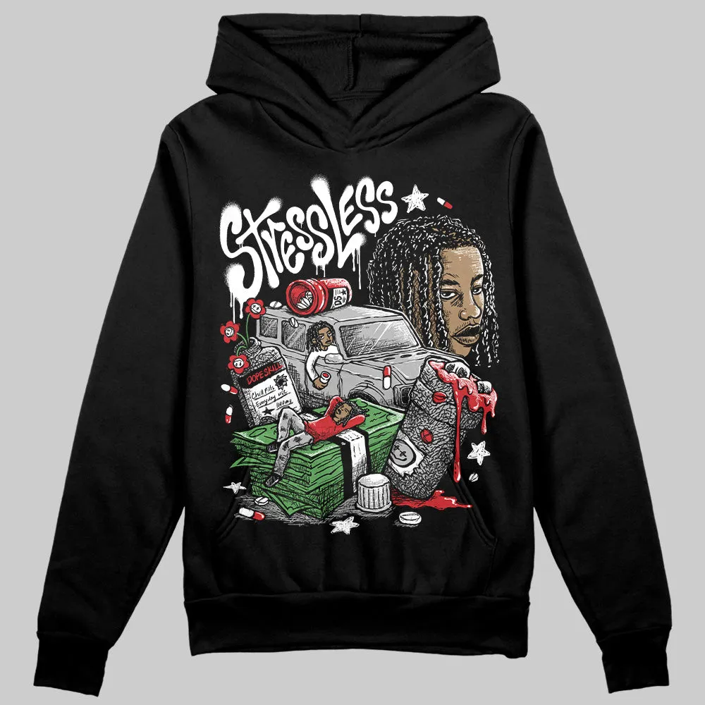 Black Cement 3s DopeSkill Hoodie Sweatshirt Stressless Graphic sold by DopeSkill