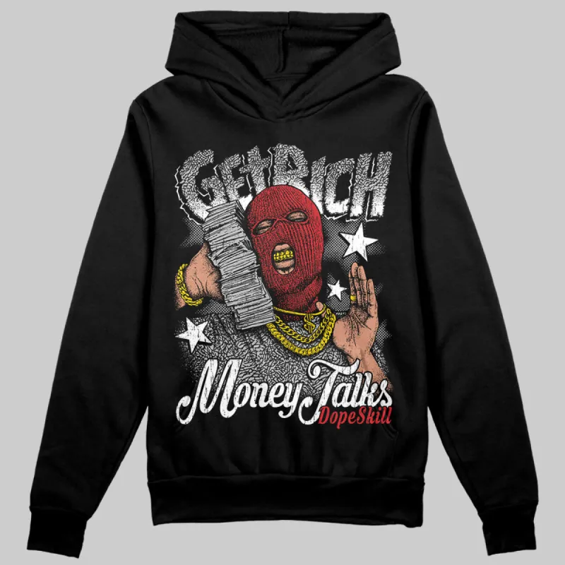Black Cement 3s DopeSkill Hoodie Sweatshirt Get Rich Graphic sold by DopeSkill
