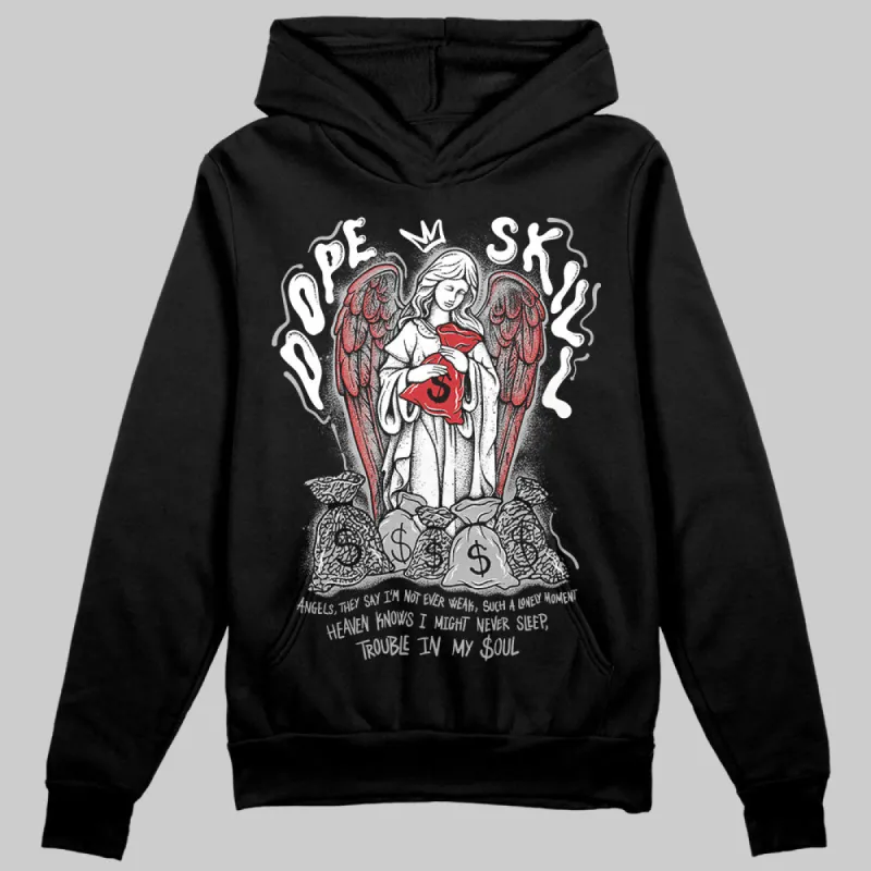 Black Cement 3s DopeSkill Hoodie Sweatshirt Angels Graphic sold by DopeSkill