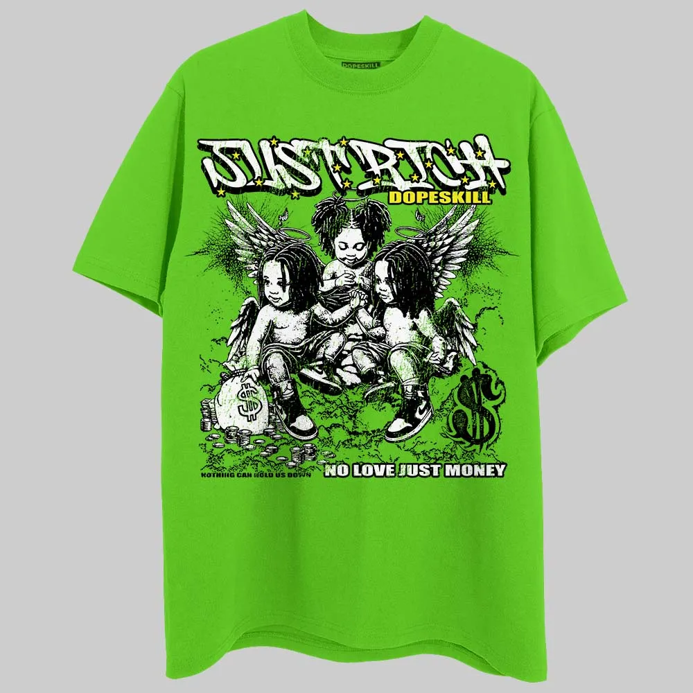 Neon Green Collection DopeSkill T-Shirt Just Rich Graphic sold by DopeSkill product image thumbnail 3