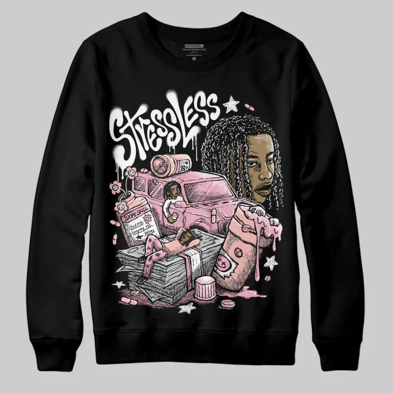 Stars Court White/Pink DopeSkill Sweatshirt Stressless Graphic sold by DopeSkill