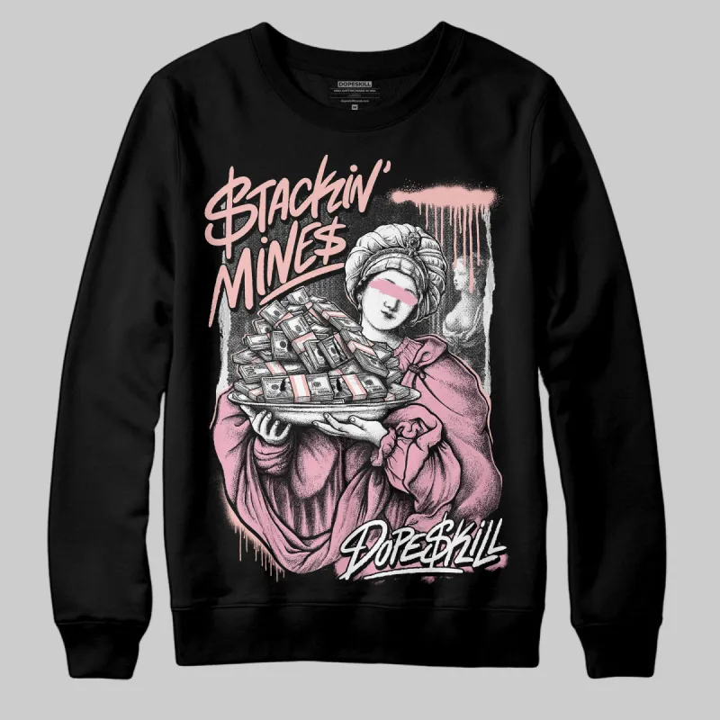 Stars Court White/Pink DopeSkill Sweatshirt Stackin Mines Graphic sold by DopeSkill