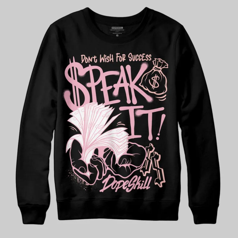 Stars Court White/Pink DopeSkill Sweatshirt Speak It Graphic sold by DopeSkill