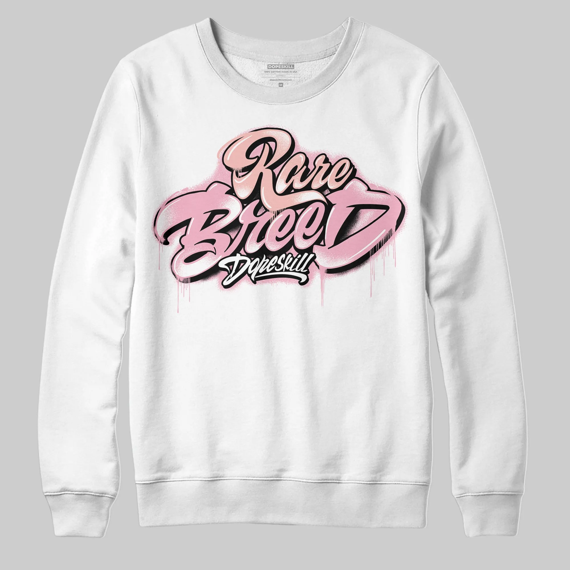 Stars Court White/Pink DopeSkill Sweatshirt Rare Breed Type Graphic sold by DopeSkill product image thumbnail 2