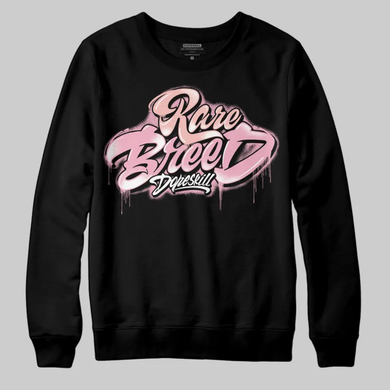 Stars Court White/Pink DopeSkill Sweatshirt Rare Breed Type Graphic sold by DopeSkill