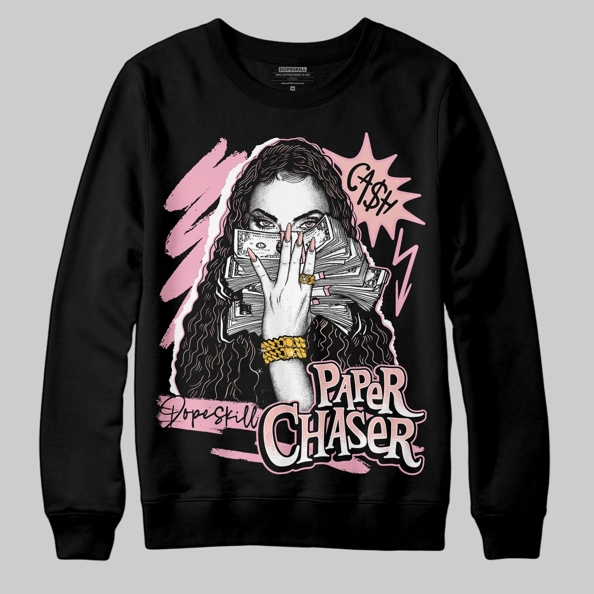 Stars Court White/Pink DopeSkill Sweatshirt NPC Graphic sold by DopeSkill