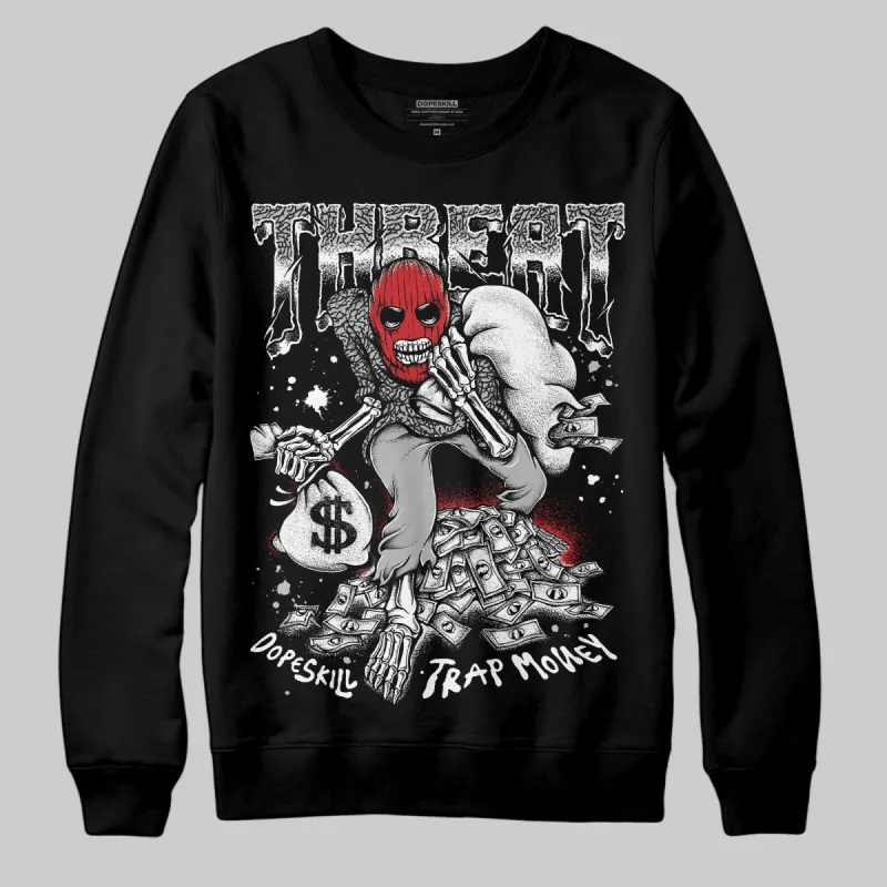 Black Cement 3s DopeSkill Sweatshirt Threat Graphic sold by DopeSkill