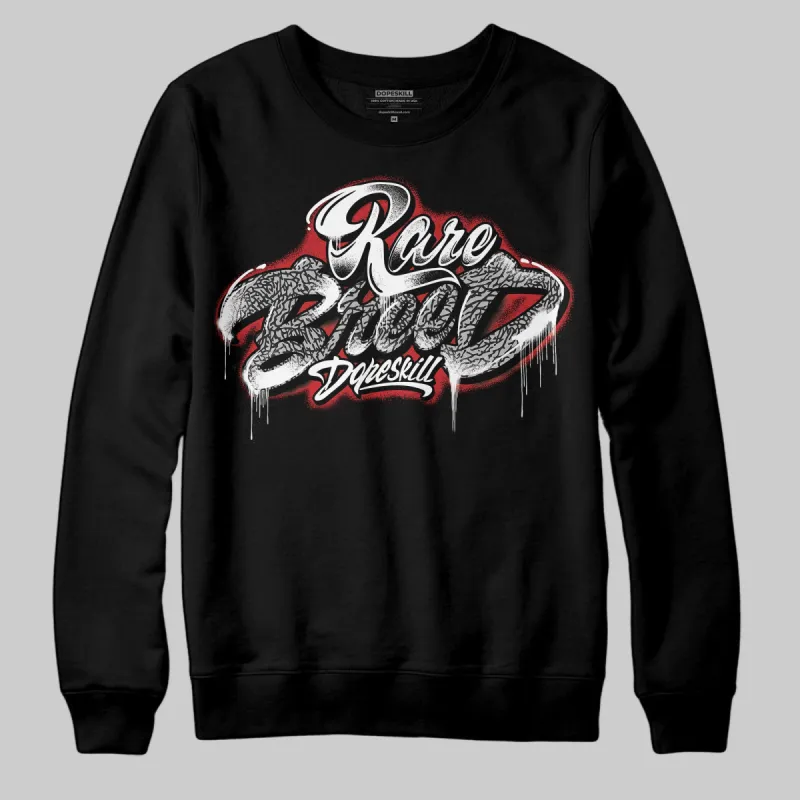 Black Cement 3s DopeSkill Sweatshirt Rare Breed Type Graphic sold by DopeSkill