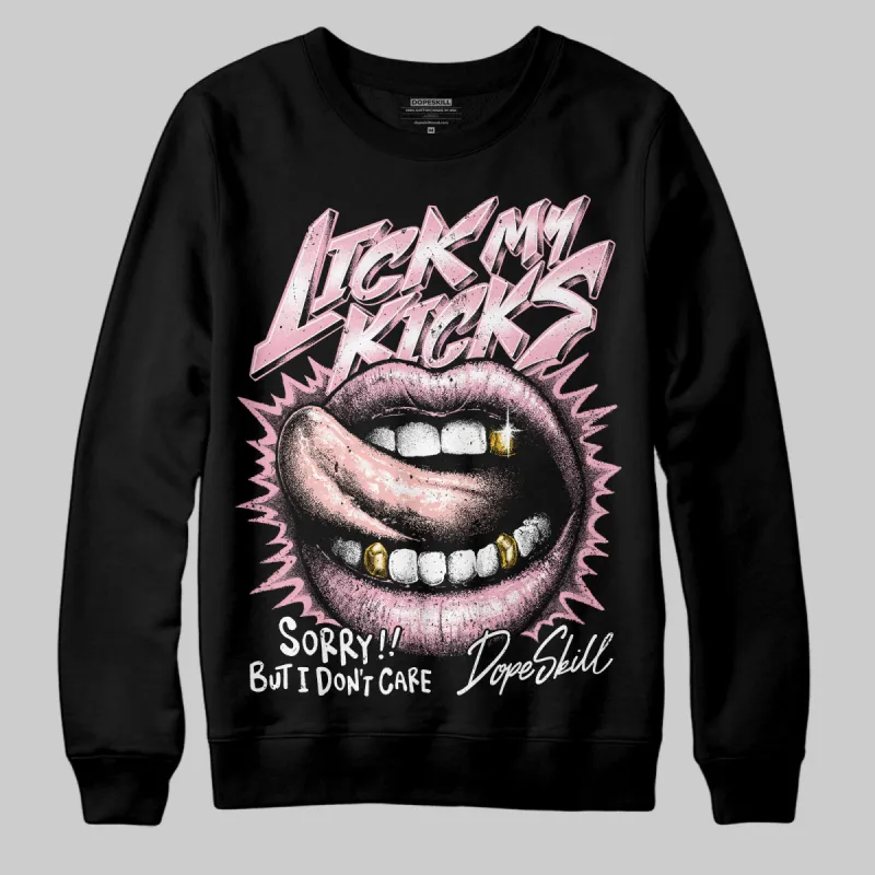 Stars Court White/Pink DopeSkill Sweatshirt Lick My Kicks Graphic sold by DopeSkill