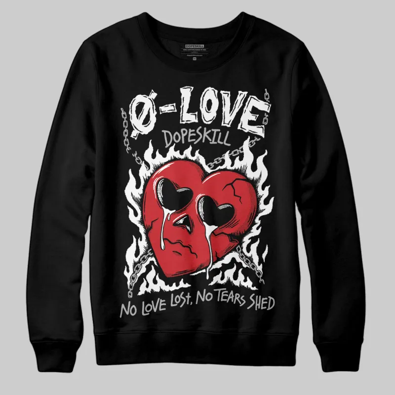 Black Cement 3s DopeSkill Sweatshirt Crying Heart Graphic sold by DopeSkill
