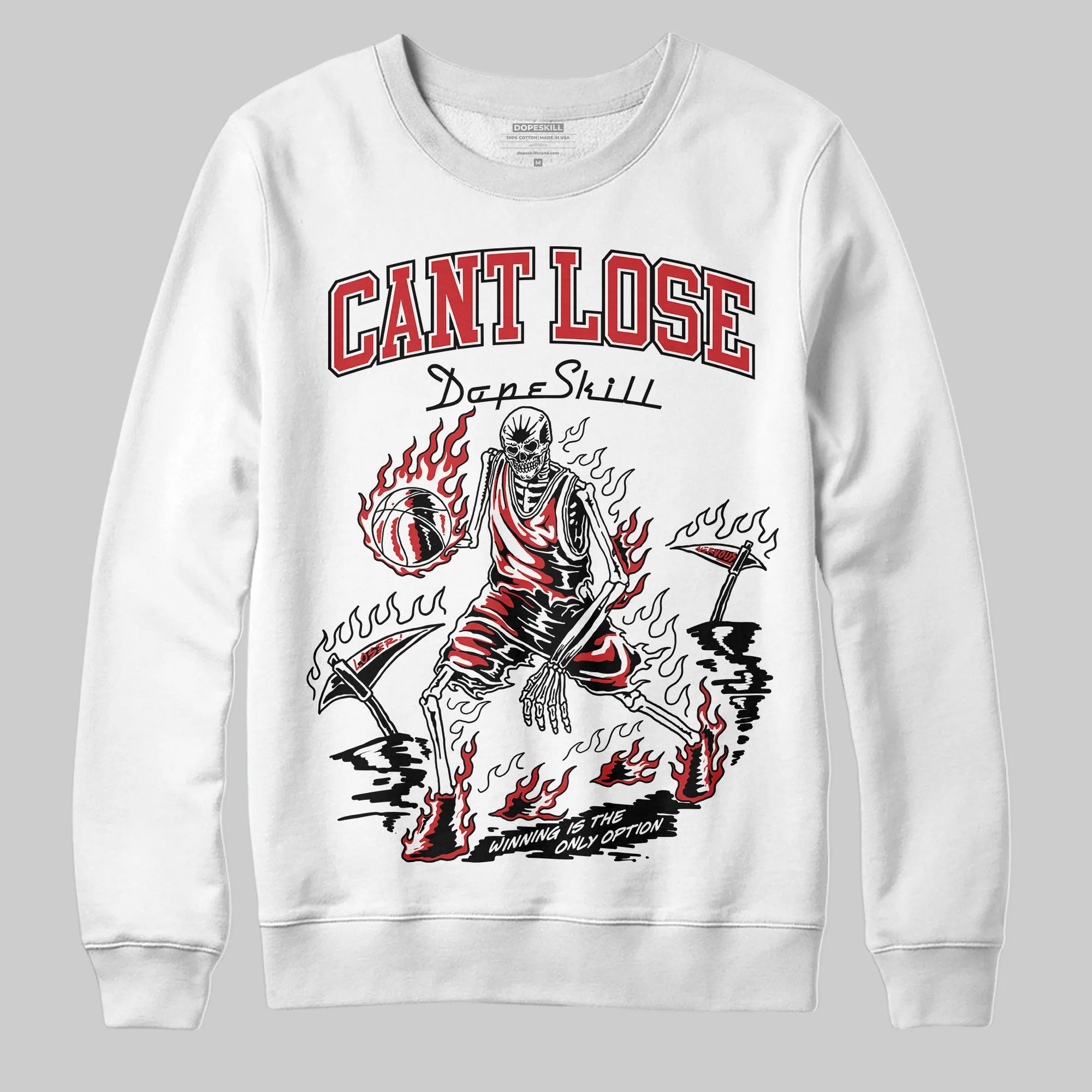 Black Cement 3s DopeSkill Sweatshirt Cant Lose Graphic sold by DopeSkill product image thumbnail 2