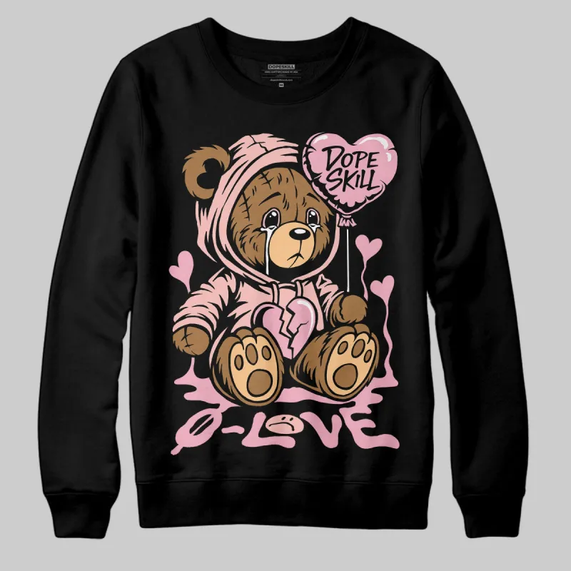 Stars Court White/Pink DopeSkill Sweatshirt Broken Bear Graphic sold by DopeSkill