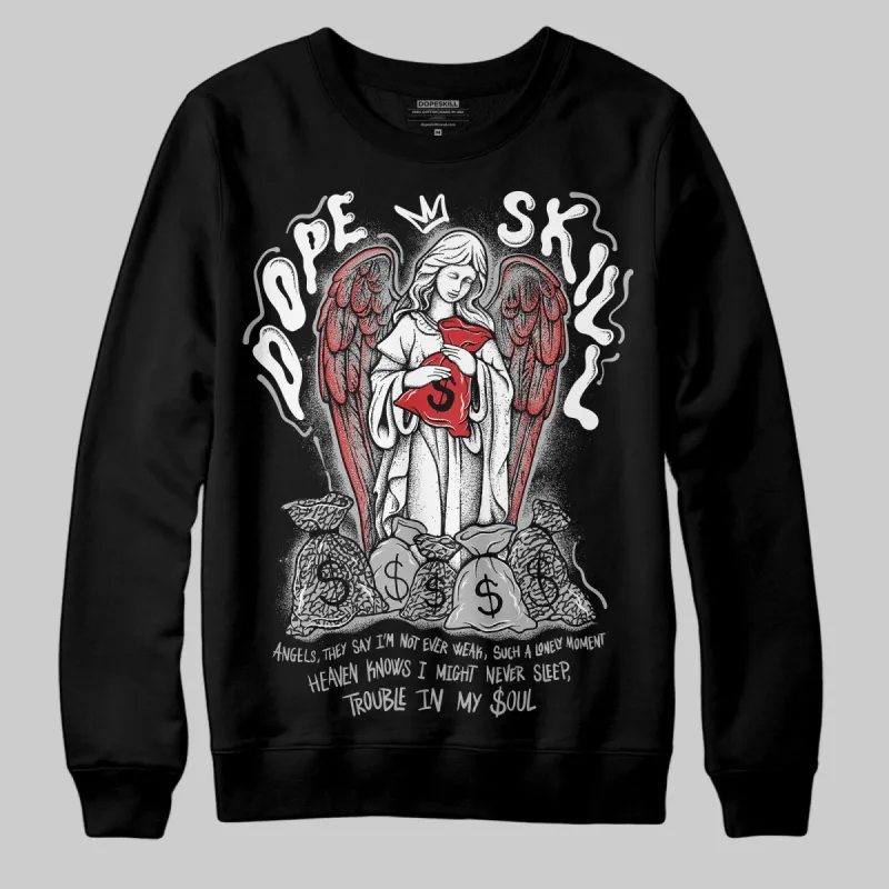 Black Cement 3s DopeSkill Sweatshirt Angels Graphic sold by DopeSkill