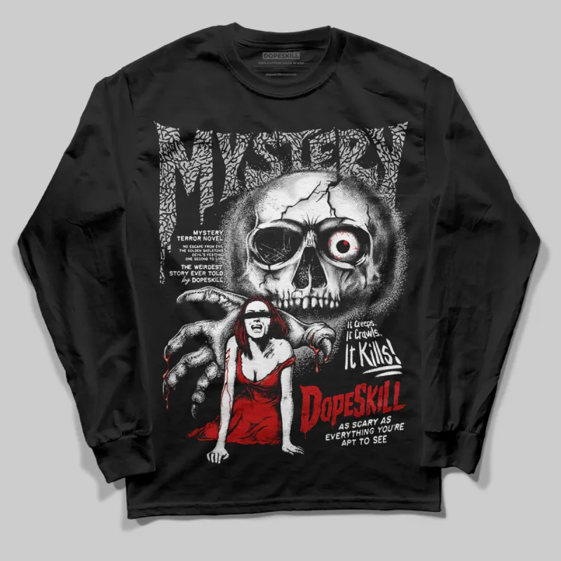 Black Cement 3s DopeSkill Long Sleeve T-Shirt Mystery Ghostly Grasp Graphic sold by DopeSkill