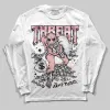 Stars Court White/Pink DopeSkill Long Sleeve T-Shirt Threat Graphic sold by DopeSkill