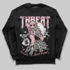 Stars Court White/Pink DopeSkill Long Sleeve T-Shirt Threat Graphic sold by DopeSkill