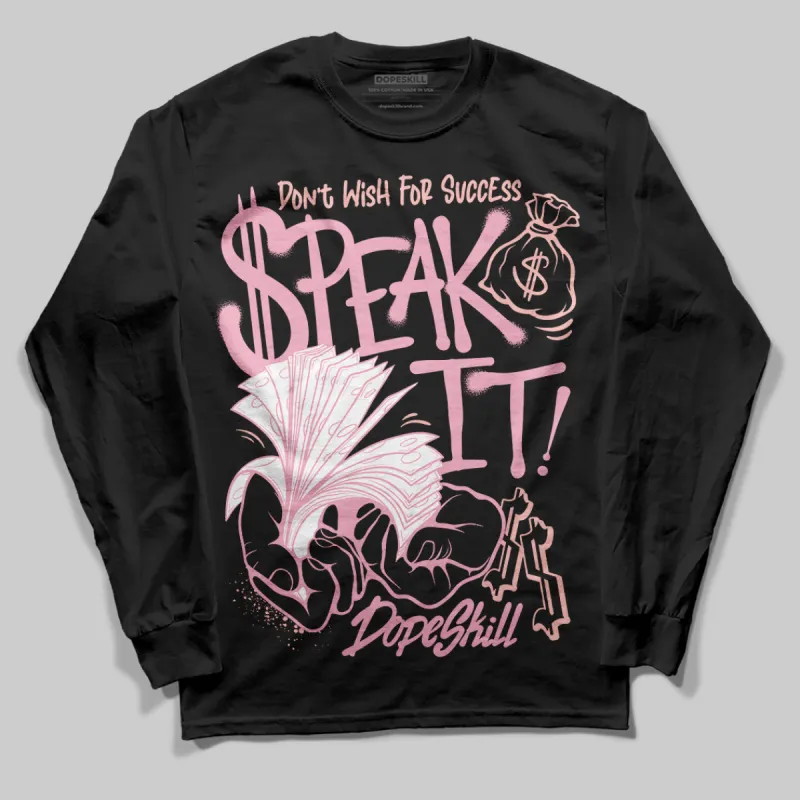 Stars Court White/Pink DopeSkill Long Sleeve T-Shirt Speak It Graphic sold by DopeSkill