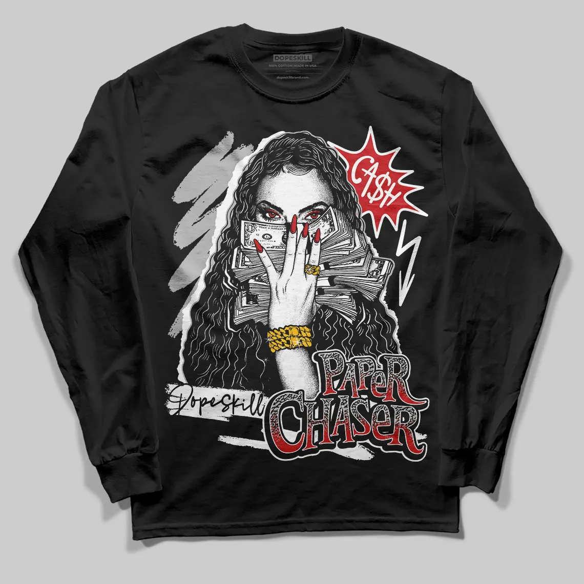Black Cement 3s DopeSkill Long Sleeve T-Shirt NPC Graphic sold by DopeSkill