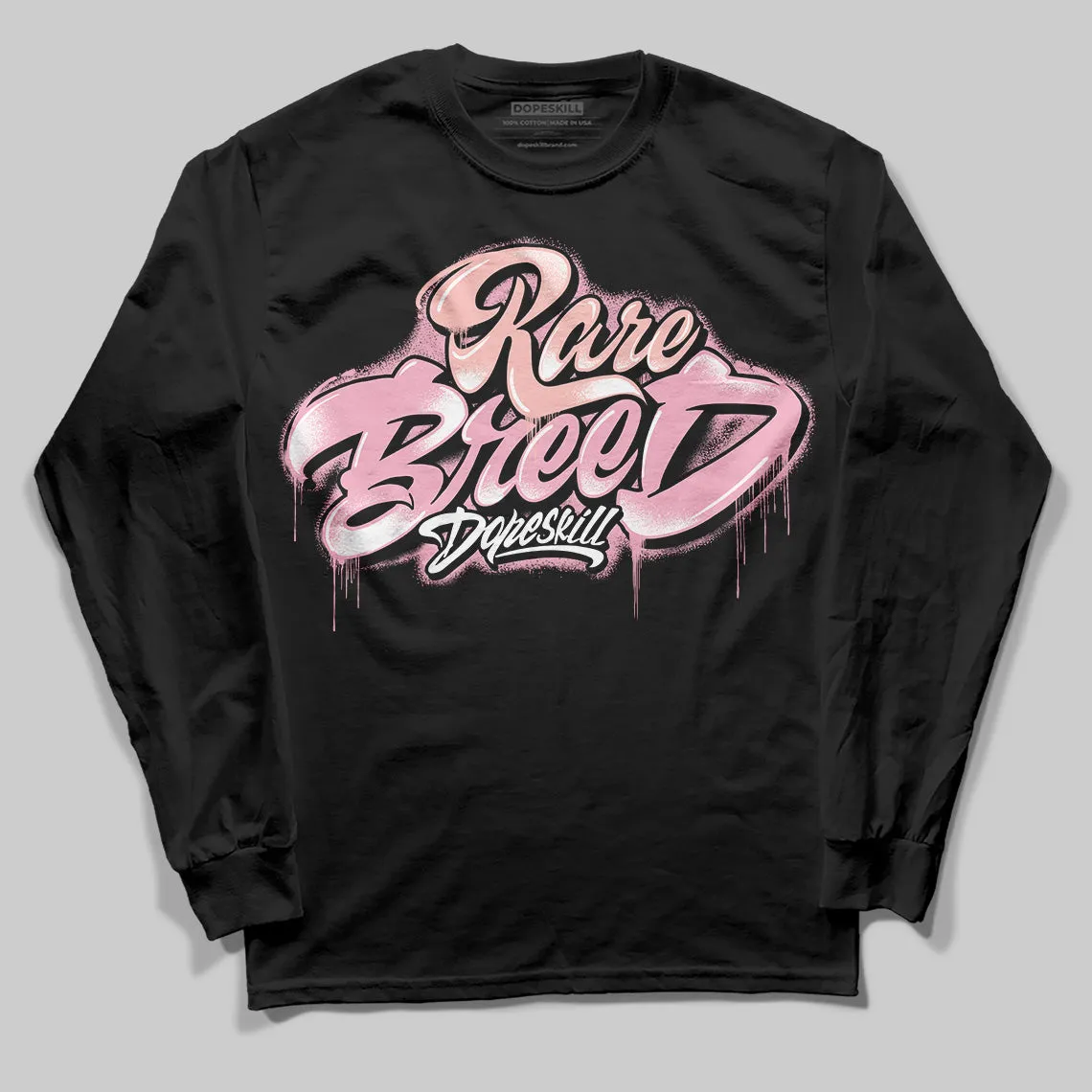Stars Court White/Pink DopeSkill Long Sleeve T-Shirt Rare Breed Type Graphic sold by DopeSkill
