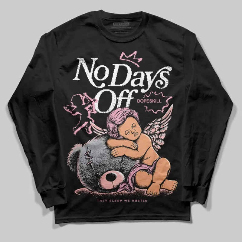 Stars Court White/Pink DopeSkill Long Sleeve T-Shirt New No Days Off Graphic sold by DopeSkill