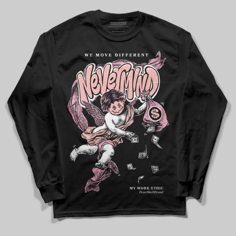 Stars Court White/Pink DopeSkill Long Sleeve T-Shirt Nevermind Graphic sold by DopeSkill