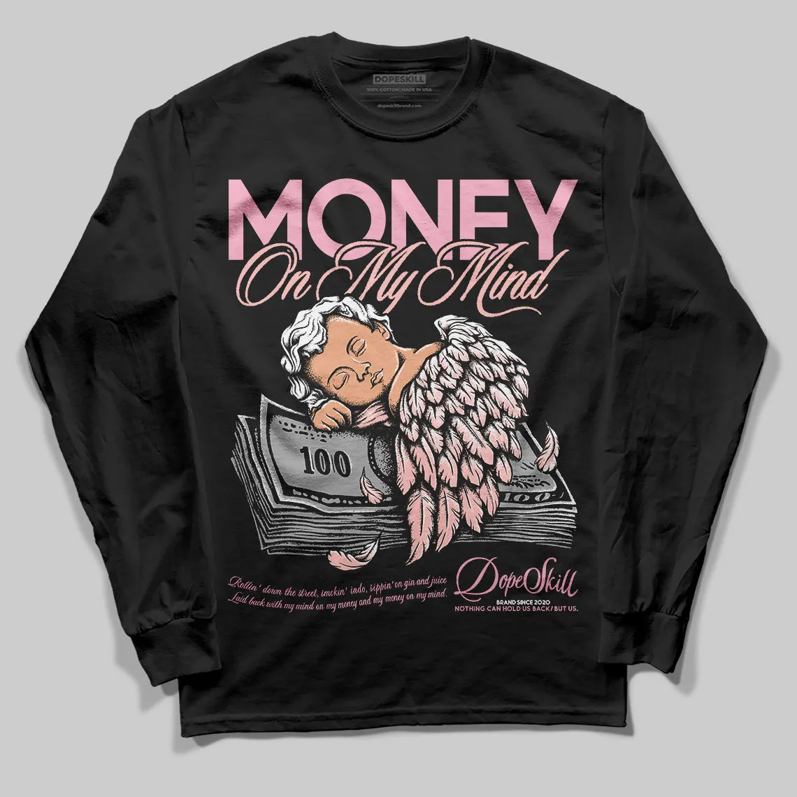 Stars Court White/Pink DopeSkill Long Sleeve T-Shirt MOMM Graphic sold by DopeSkill