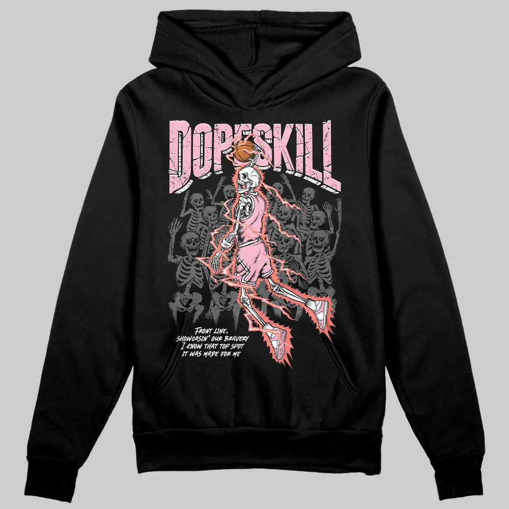 Stars Court White/Pink DopeSkill Hoodie Sweatshirt Thunder Dunk Graphic sold by DopeSkill