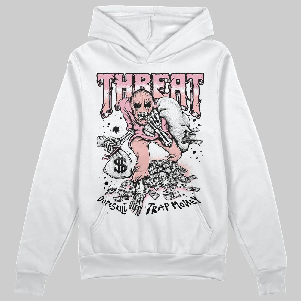 Stars Court White/Pink DopeSkill Hoodie Sweatshirt Threat Graphic sold by DopeSkill product image thumbnail 2