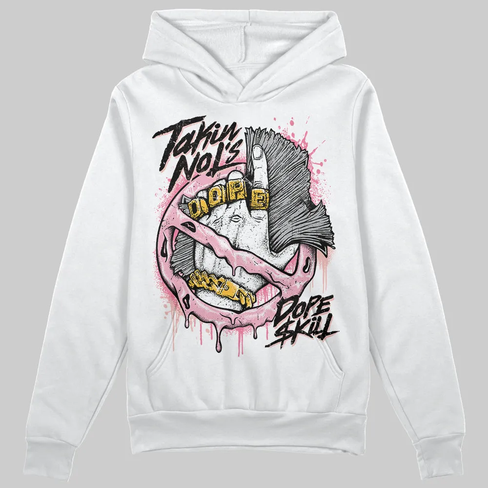 Stars Court White/Pink DopeSkill Hoodie Sweatshirt Takin No L's Graphic sold by DopeSkill product image thumbnail 2