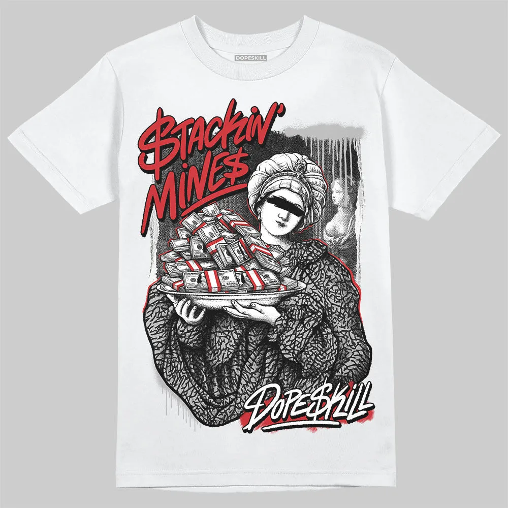 Black Cement 3s DopeSkill T-Shirt Stackin Mines Graphic sold by DopeSkill product image thumbnail 2