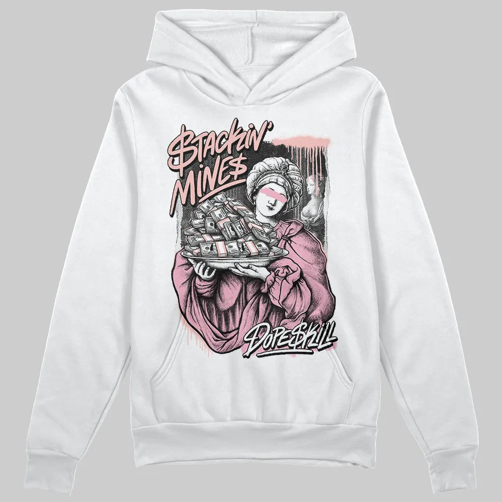 Stars Court White/Pink DopeSkill Hoodie Sweatshirt Stackin Mines Graphic sold by DopeSkill product image thumbnail 2