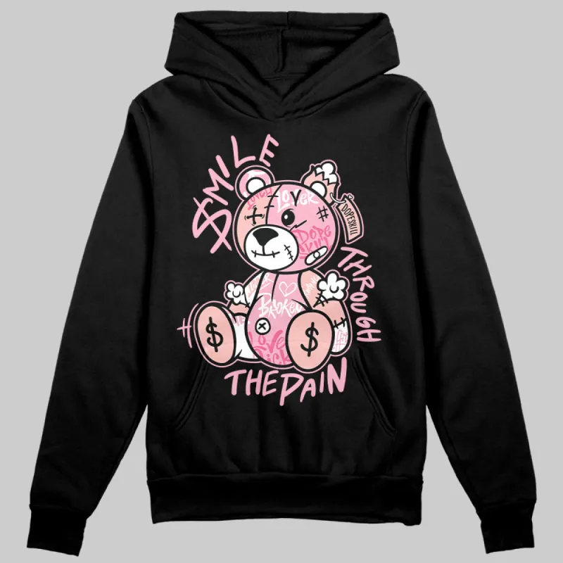 Stars Court White/Pink DopeSkill Hoodie Sweatshirt Smile Through The Pain Graphic sold by DopeSkill