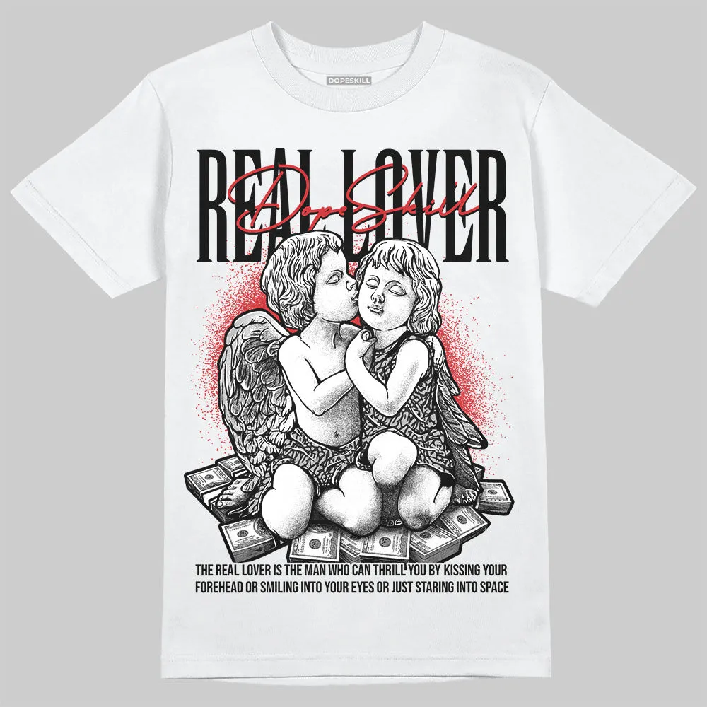 Black Cement 3s DopeSkill T-Shirt Real Lover Graphic sold by DopeSkill product image thumbnail 2