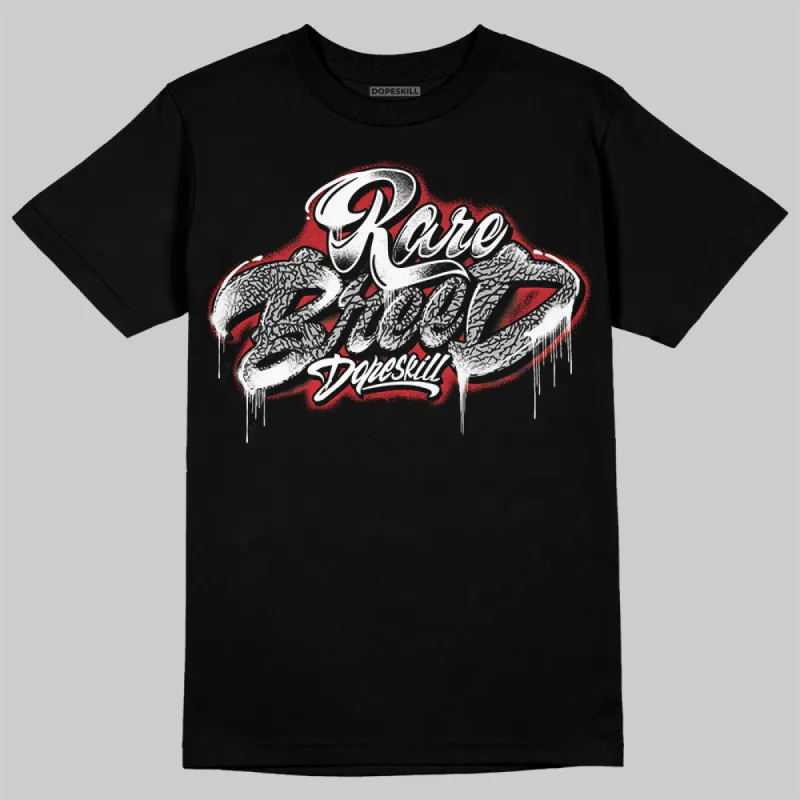 Black Cement 3s DopeSkill T-Shirt Rare Breed Type Graphic sold by DopeSkill