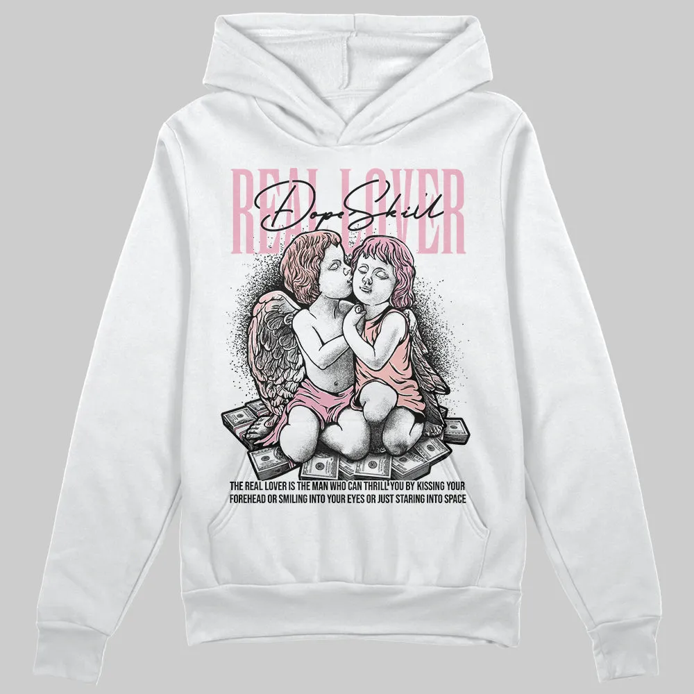 Stars Court White/Pink DopeSkill Hoodie Sweatshirt Real Lover Graphic sold by DopeSkill product image thumbnail 2