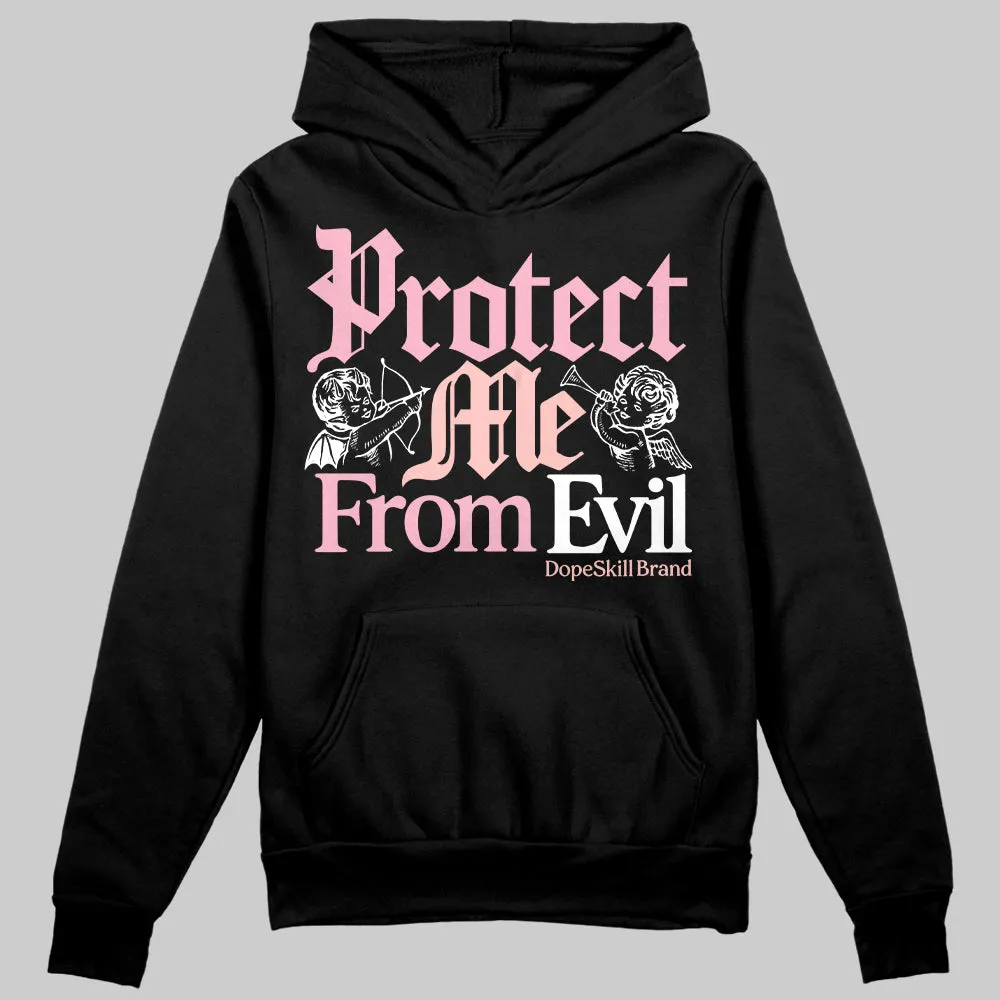 Stars Court White/Pink DopeSkill Hoodie Sweatshirt Protect Me From Evil Graphic sold by DopeSkill