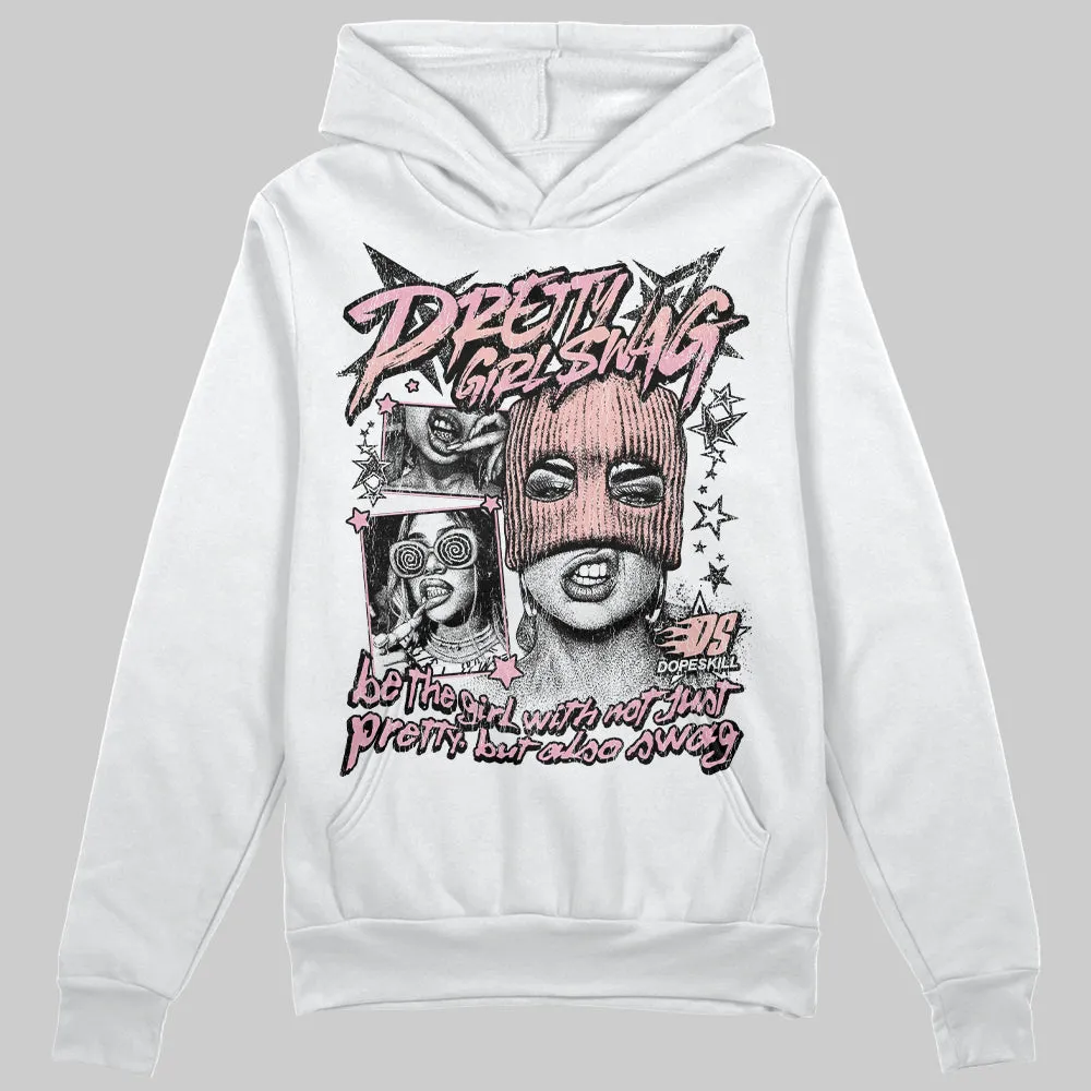 Stars Court White/Pink DopeSkill Hoodie Sweatshirt Pretty Girl Swag Graphic sold by DopeSkill product image thumbnail 2