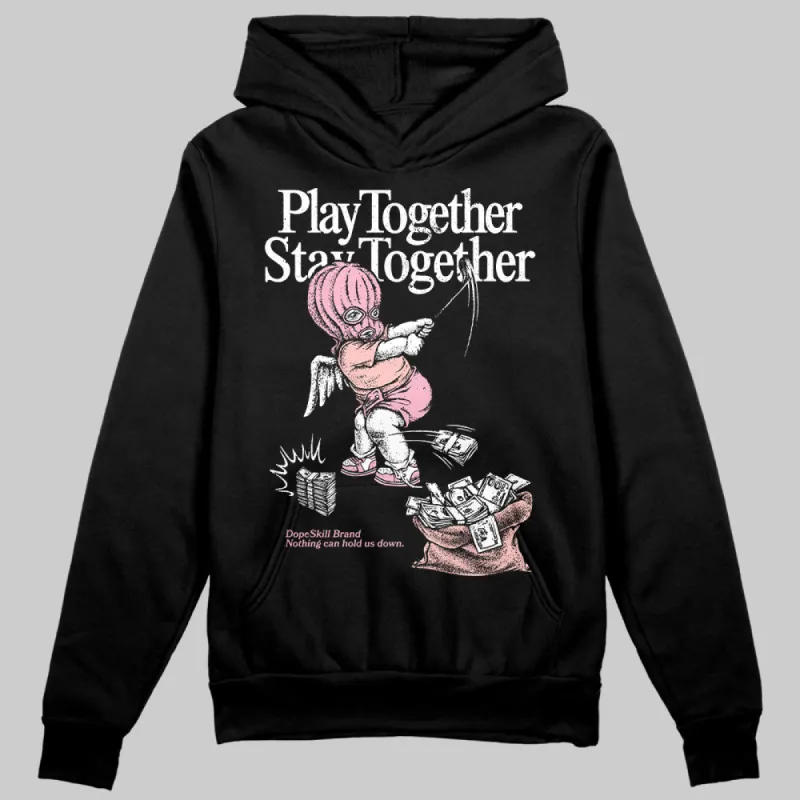 Stars Court White/Pink DopeSkill Hoodie Sweatshirt Play together, Stay together Graphic sold by DopeSkill