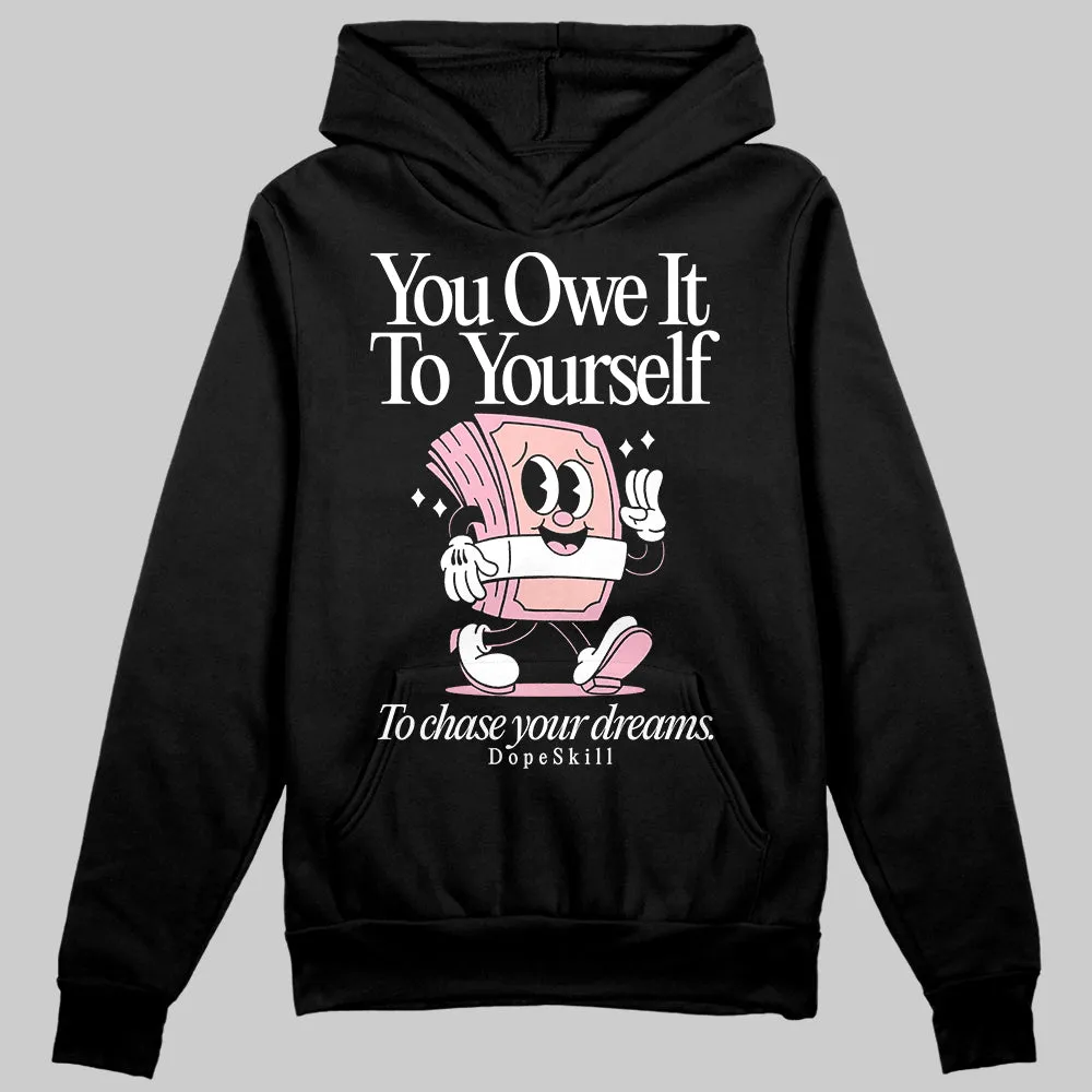 Stars Court White/Pink DopeSkill Hoodie Sweatshirt Owe It To Yourself Graphic sold by DopeSkill