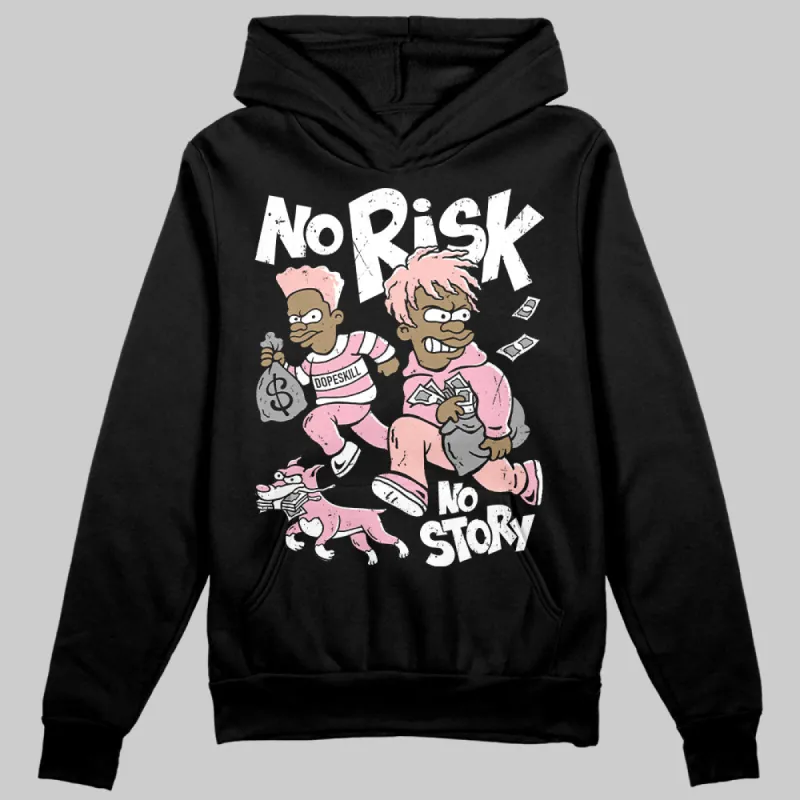 Stars Court White/Pink DopeSkill Hoodie Sweatshirt No Risk No Story Graphic sold by DopeSkill