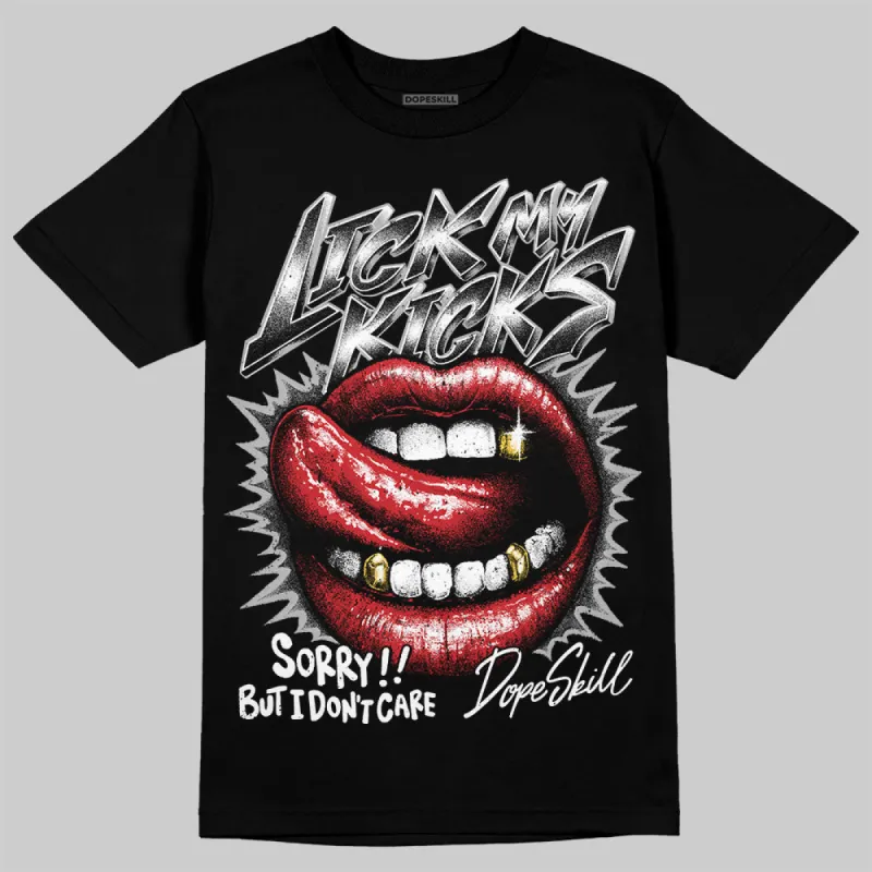 Black Cement 3s DopeSkill T-Shirt Lick My Kicks Graphic sold by DopeSkill