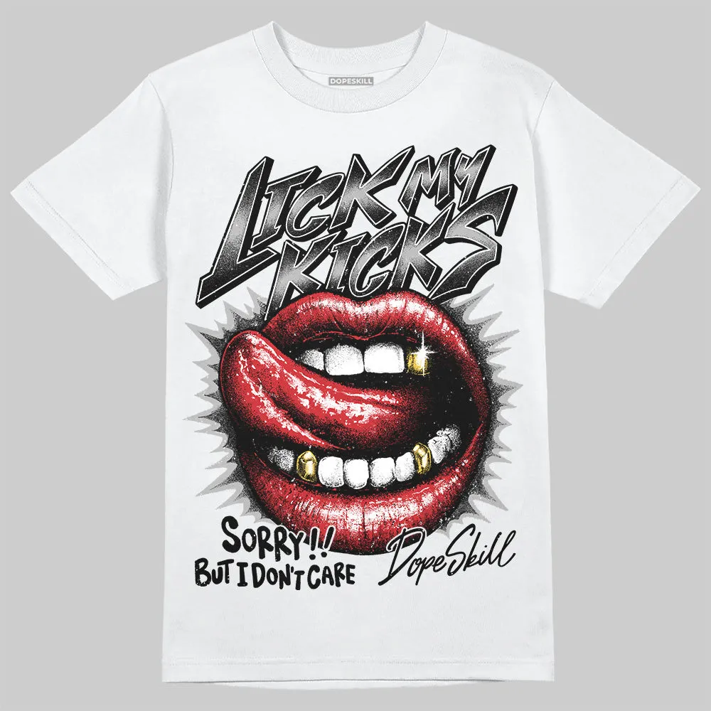Black Cement 3s DopeSkill T-Shirt Lick My Kicks Graphic sold by DopeSkill product image thumbnail 2